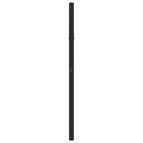 Udskiftningsgavl i metal 100 cm - sort