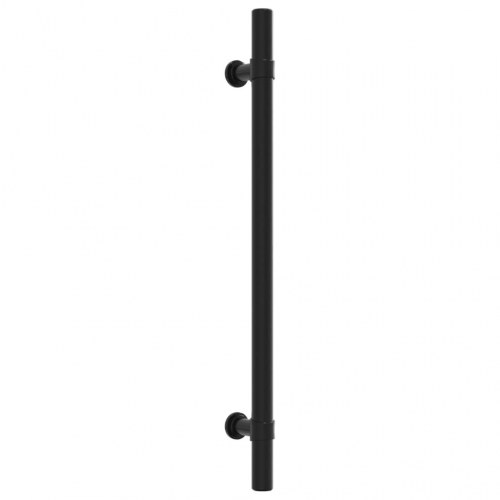 Skabshåndtag 20 stk. 192 mm rustfrit stål sort