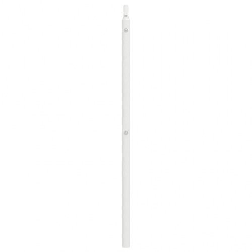 Sengegavl i metal 200 cm - hvid