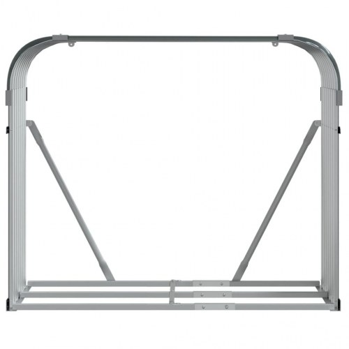 Brændeholder antracit 120x45x100 cm galvaniseret stål