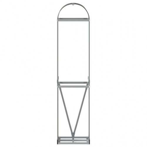 Brændestativ 40 × 45 × 170 cm - galvaniseret stål, brun
