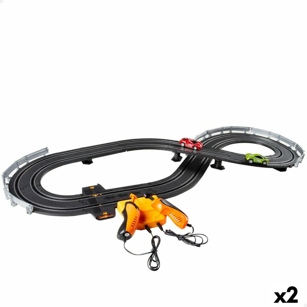 Speed & Go væddeløbsbane - 93 × 7 × 43 cm (2 enheder)
