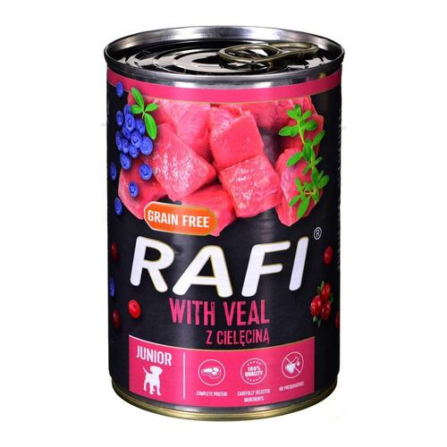 Våd mad Dolina Noteci Rafi Junior Blåbær Oksekød 400 g