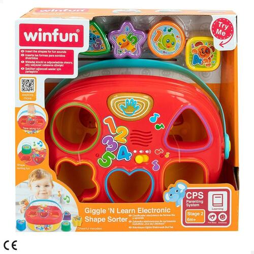 Interaktivt legetøj til babyer Winfun 22 x 9,5 x 15,5 cm (4 enheder)