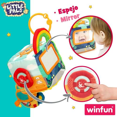 Barneseng Mobil Winfun Klæde Plastik 11,5 x 11,5 x 11,5 cm (6 enheder)