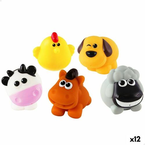 Sæt Bondegårdsdyr Winfun 7 x 6,5 x 4 cm (12 enheder)