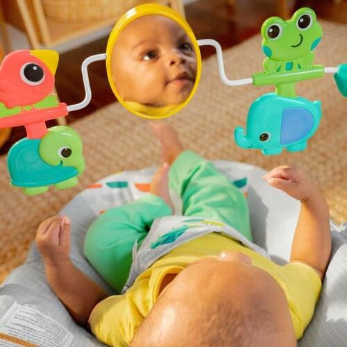 Bright Starts babyhængekøje med vibration - multifarvet