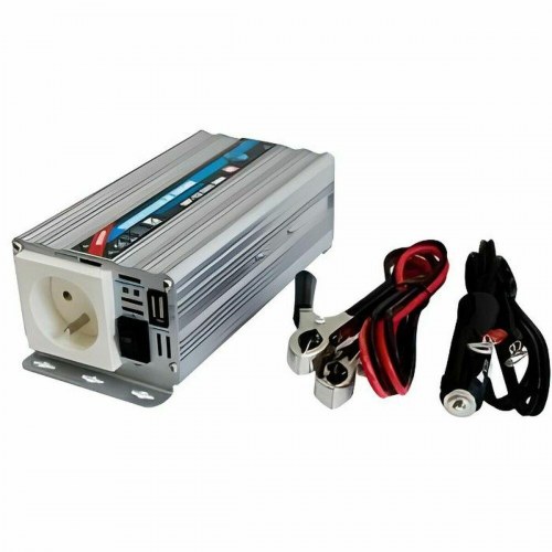 HTC EQUIPEMENT 433010 strømomformer 12V til 220V - 300 W EU-stik