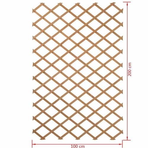 Gitter Træ Natur 1 x 2 m
