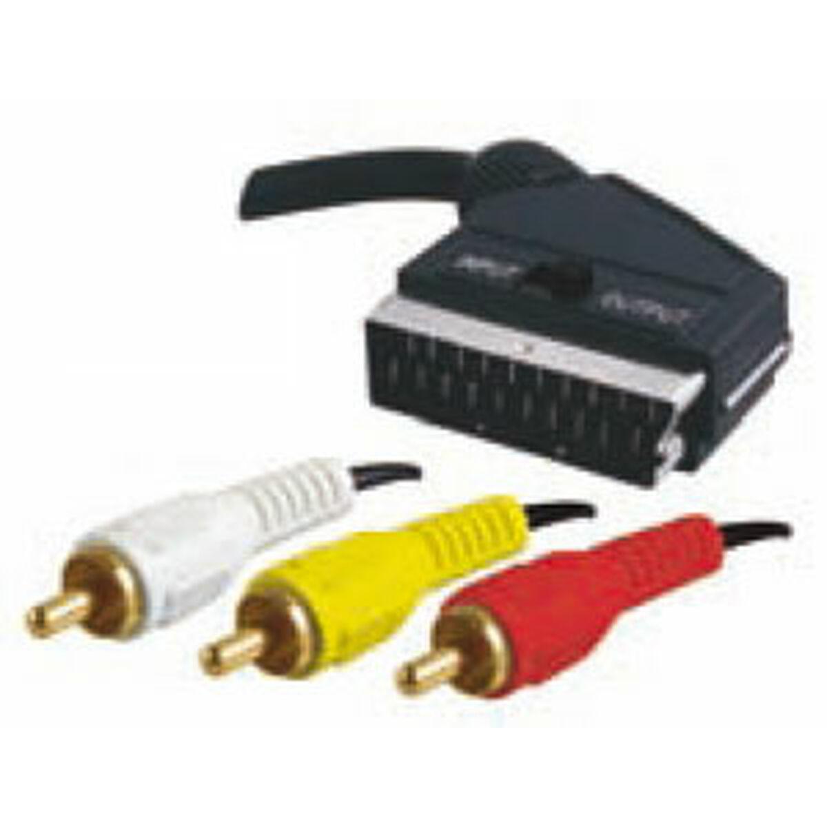 NIMO 3 x RCA til SCART-kabel - 2 m