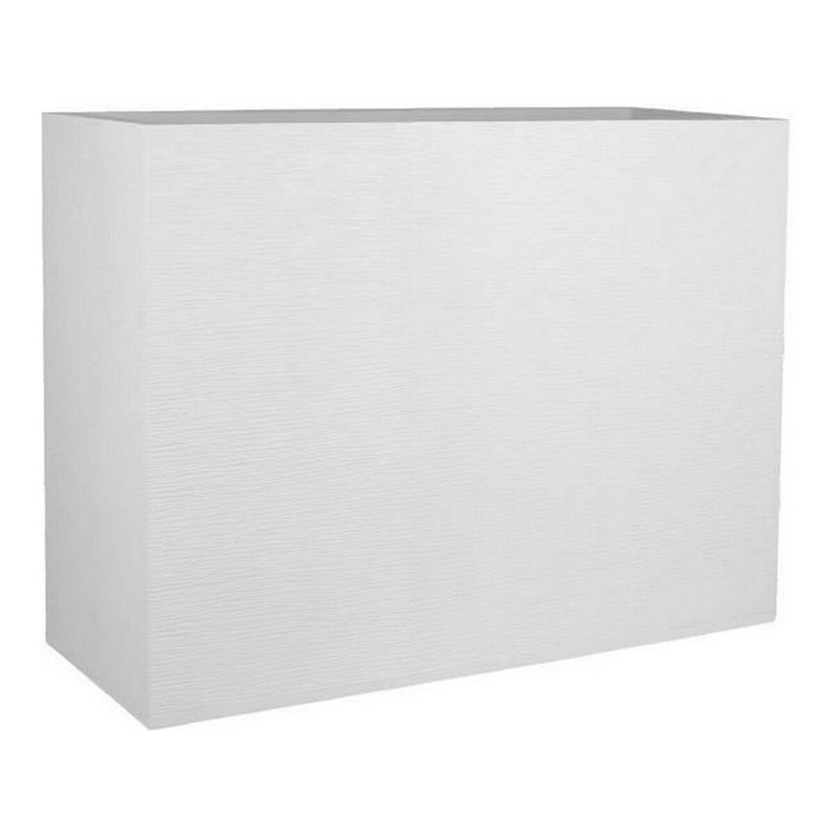 Urtepotte rektangulær EDA Wall Loft - hvid plastik 78,5 × 29,5 × 60 cm