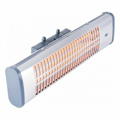 Haeger Quartz elradiator BH-120.003A, sølv, 1.200 W