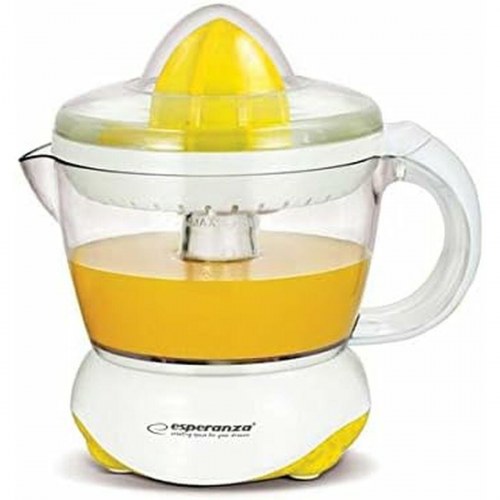 Esperanza EKJ001Y elektrisk citruspresser - gul/hvid, 25 W, 700 ml