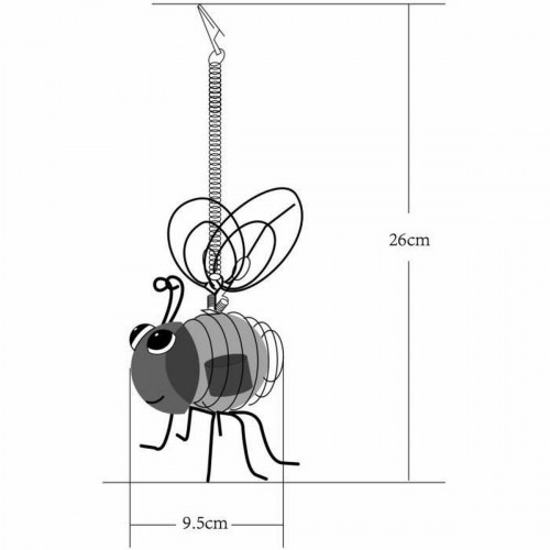 Solcellelampe Galix bi - lysdekoration 11 × 10 × 14 cm