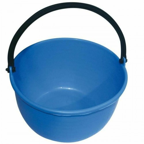 Rengøringsspand med hanke - blå plastik, 14 l (Ø 35 cm)
