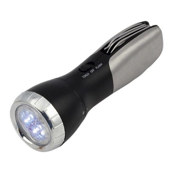 Multifunktionel lommelygte LED 143687 Sort/Grå