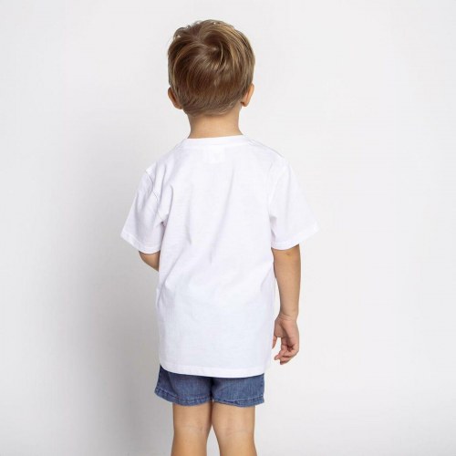 Børne Kortærmet T-shirt The Paw Patrol Hvid - 6 år