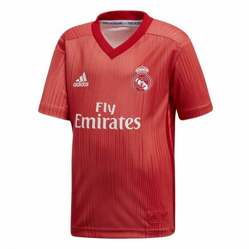 Adidas Real Madrid børnesæt 2018/2019 - rød (1-2 år)