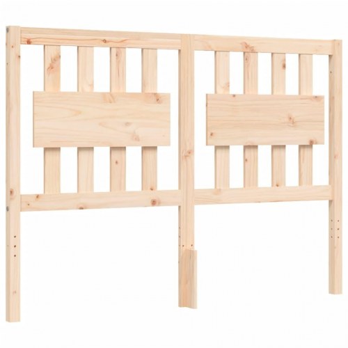Sengeramme uden madras 140x200 cm massivt fyrretræ