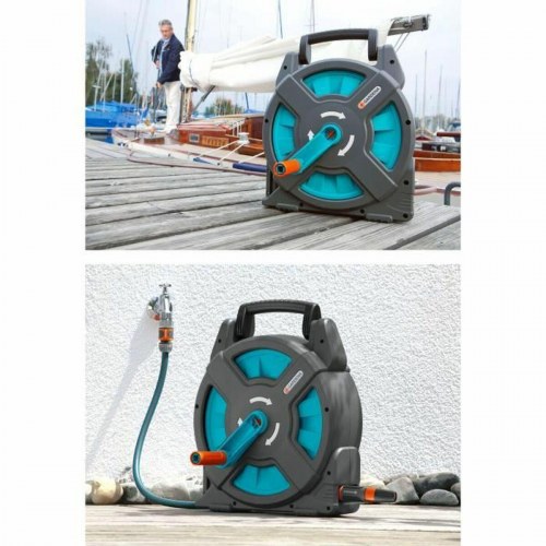 Gardena Portable Classic slangevogn 15 m - plastik, turkis/antracit (2662-20)