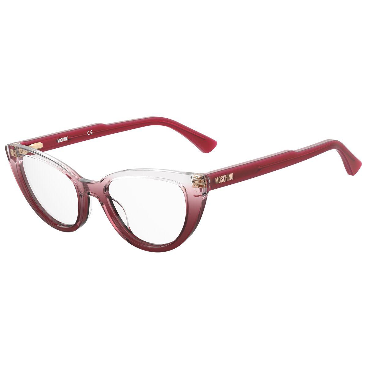 Moschino MOS605-6XQ brillestel - rød cat-eye, Ø 51 mm