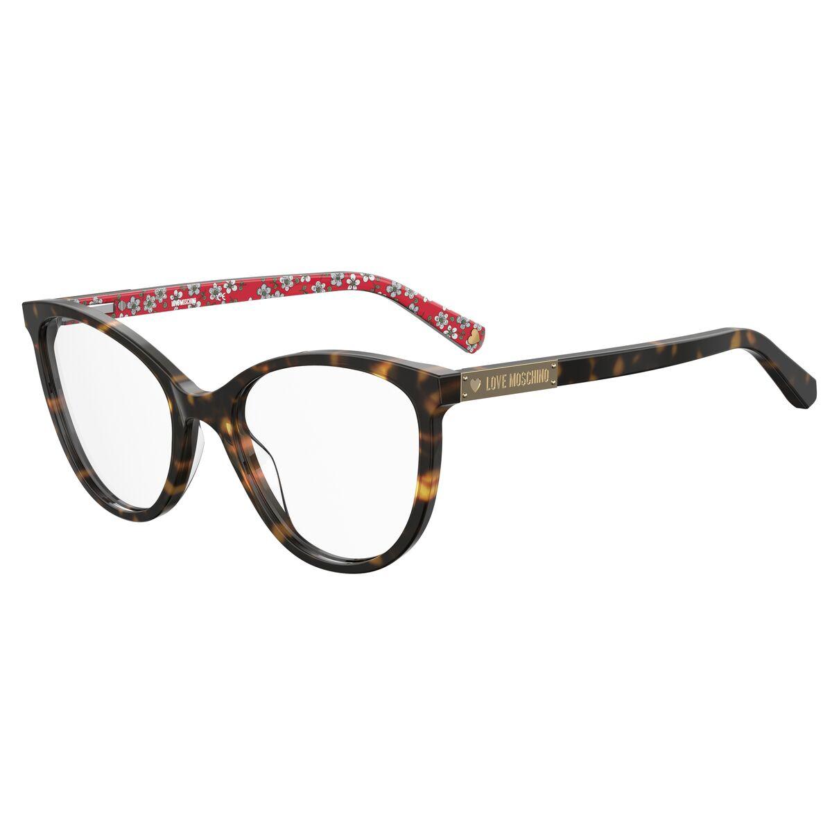 Love Moschino MOL574-086 brillestel - brun/tortoise, Ø 53 mm