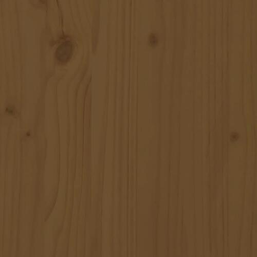 Havebord 40x38x28,5 cm massivt fyrretræ gyldenbrun