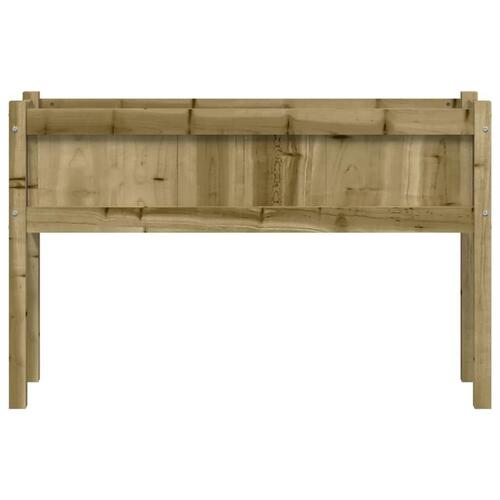 Plantekasse med ben 110x31x70 cm imprægneret fyrretræ