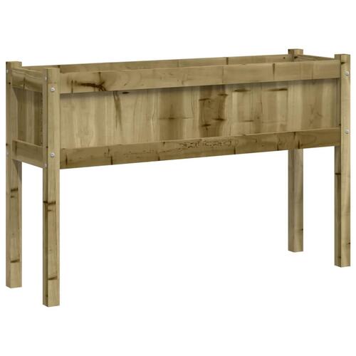 Plantekasse med ben 110x31x70 cm imprægneret fyrretræ