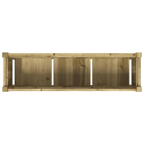 Plantekasse med ben 110x31x70 cm imprægneret fyrretræ