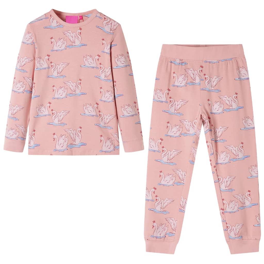 Pyjamas til børn str. 104 lyserød