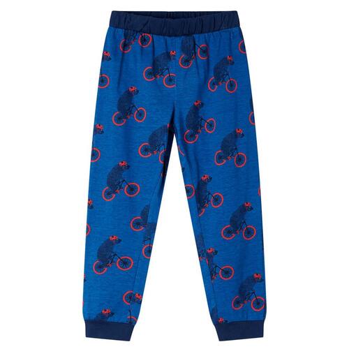 Pyjamas til børn str. 116 petroleumsblå
