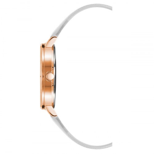 Dameur Juicy Couture JC1264RGWT, hvid rem (Ø 38 mm)