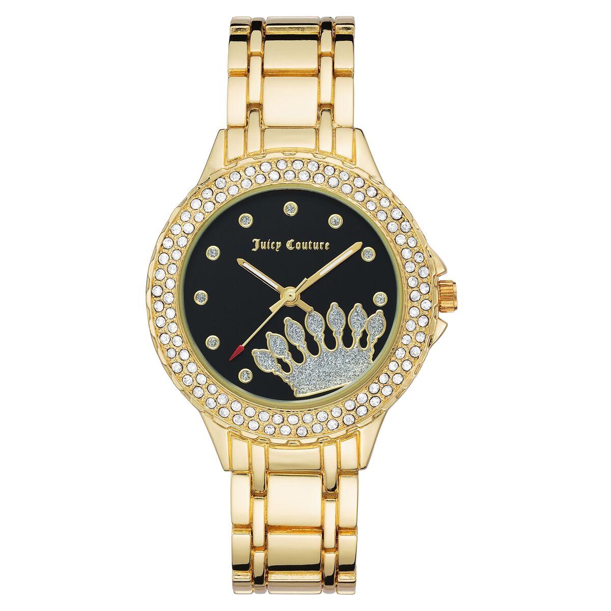 Juicy Couture dameur JC1282BKGB - armbåndsur Ø 36 mm, guldfarvet