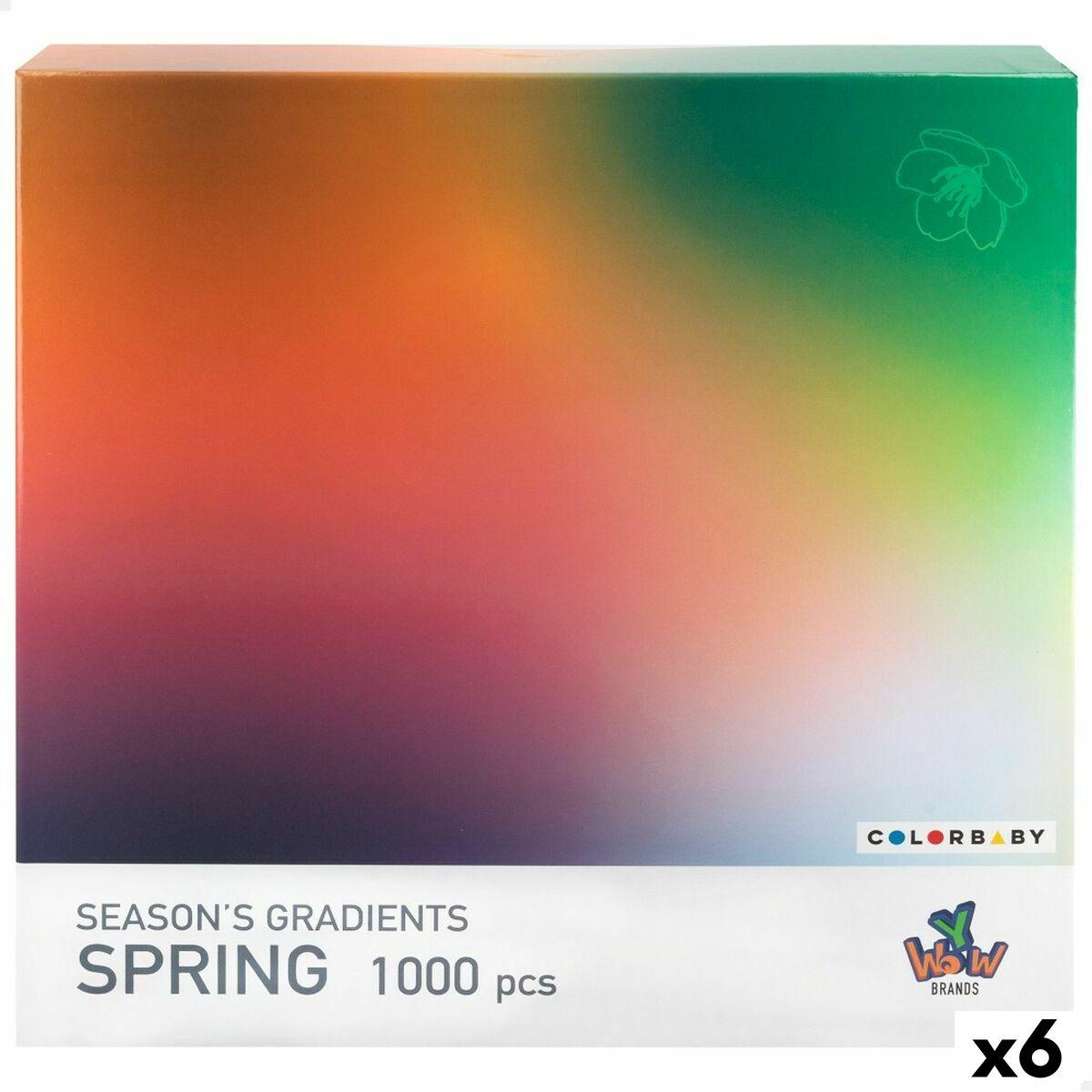 Puslespil Season's Gradients Spring - 1000 brikker, 68 × 50 cm (6-pak)