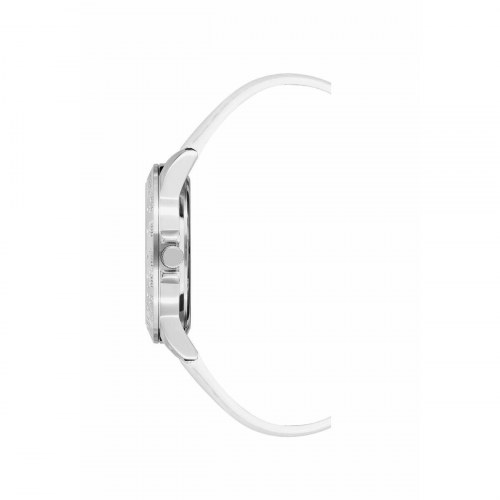 Juicy Couture dameur JC1221SVWT - hvid rem, Ø 38 mm