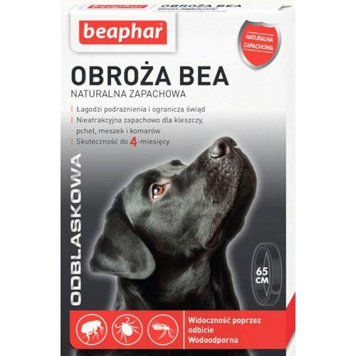 Hundehalsbånd Beaphar 65 cm Lopper og flåter Sort Mørkegrå