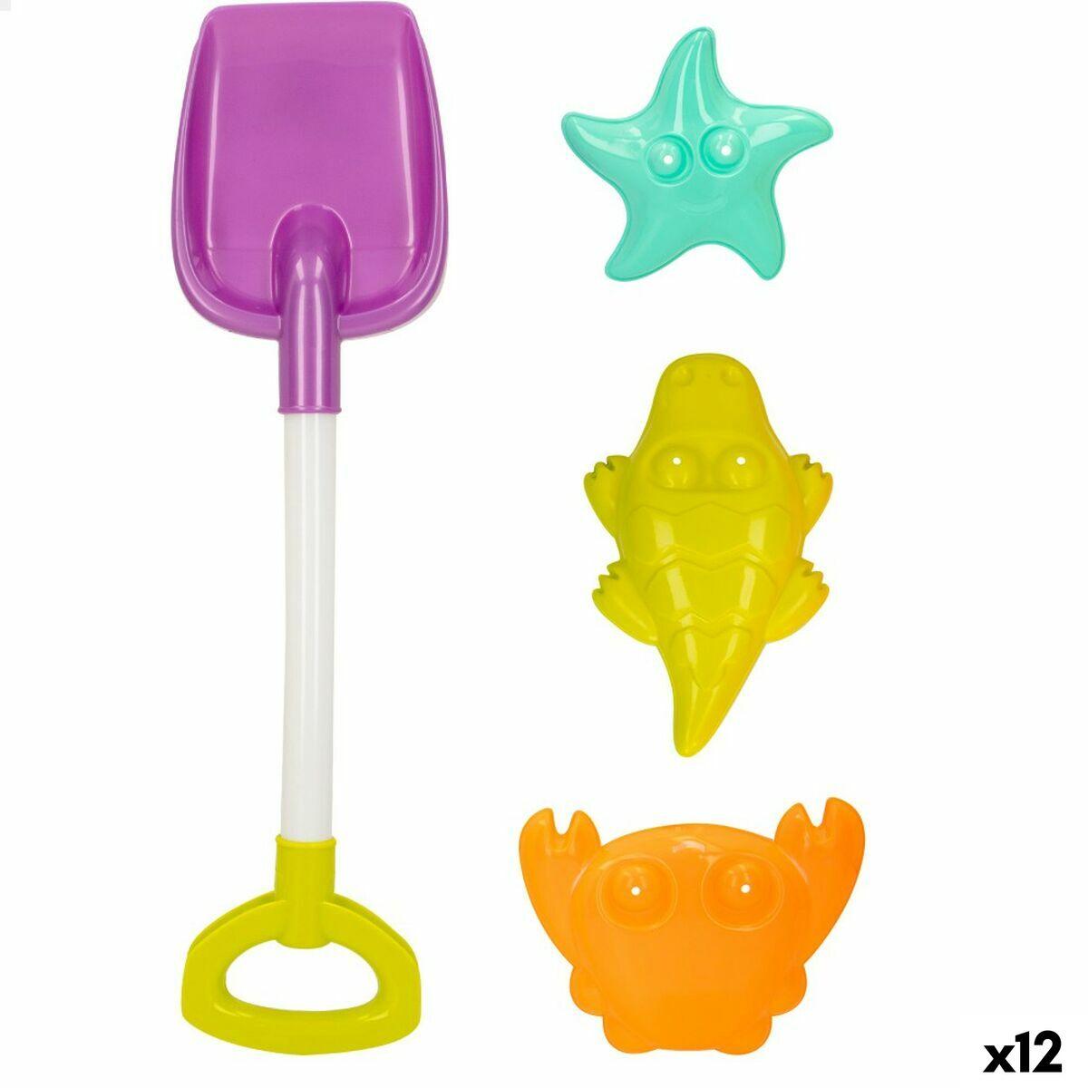 Sæt Med Legetøj Til Stranden Colorbaby 4 Dele Polypropylen 12 Enheder