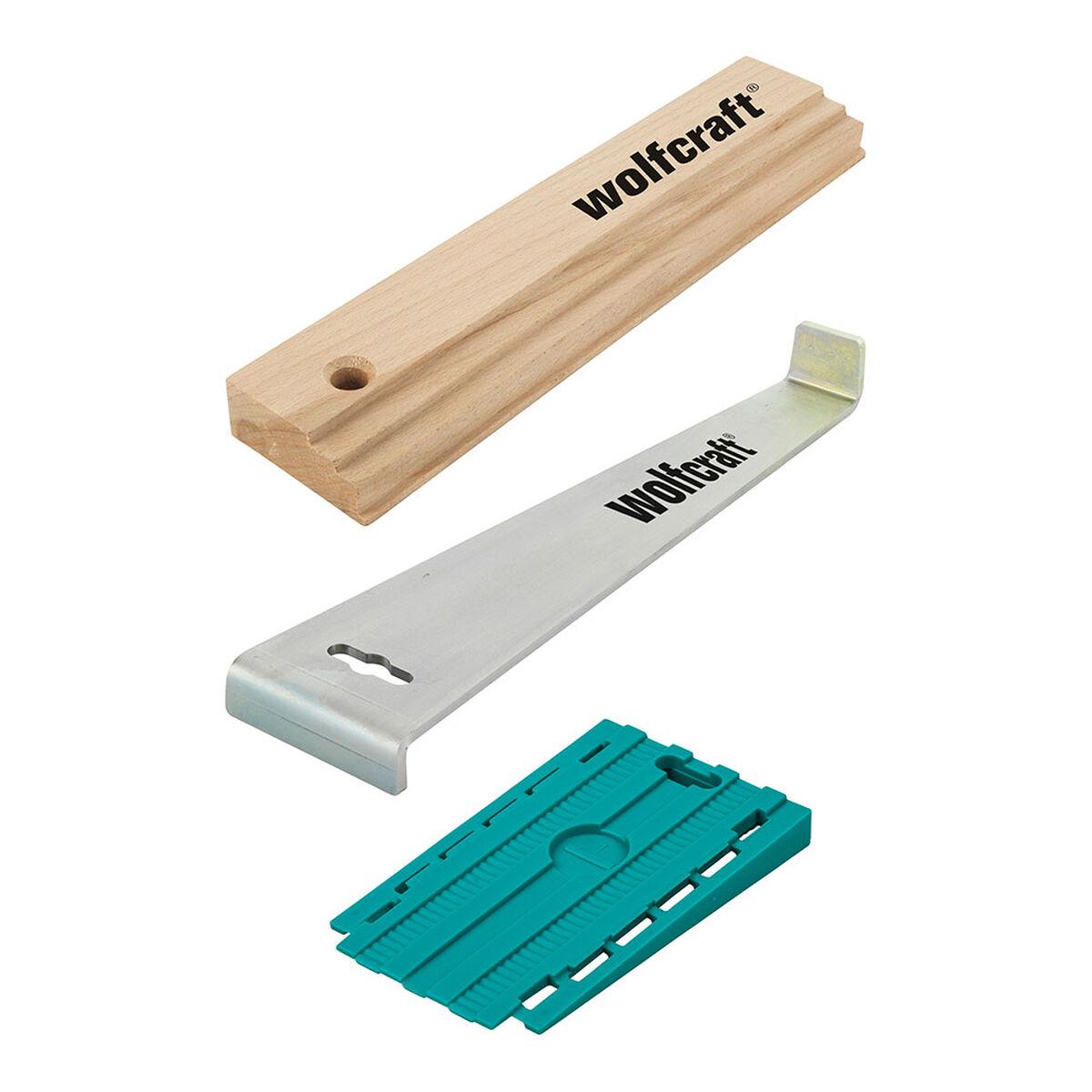 Laminate And Design Flooring Installation Set Wolfcraft 6975000 32 Dele