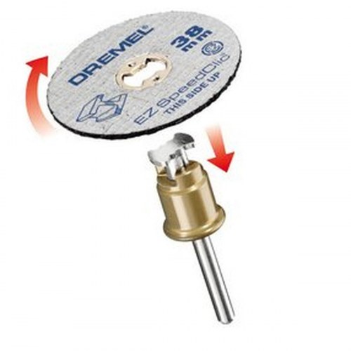 Dremel SC456B skæreskiver 38 mm - sæt med 12 til metal, EZ SpeedClic