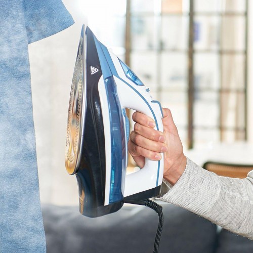 Black & Decker BXIR2402E dampstrygejern 2400 W - blå/hvid/sort