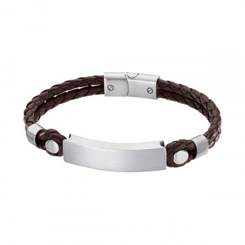 Lotus LS2103-2/1 armbånd til mænd - sølvfarvet metal