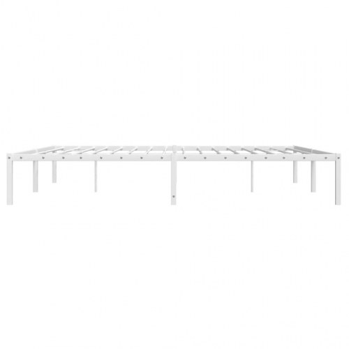 Sengeramme 183x213 cm metal hvid
