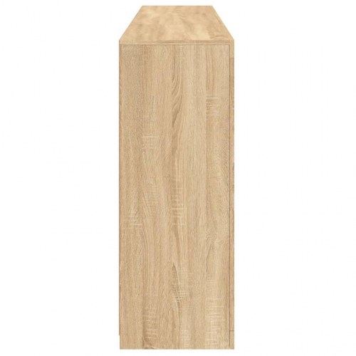 Skænk med LED-lys 181,5×37×100 cm - sonoma-eg