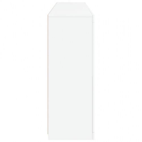 Skænk med LED-lys - 181,5 × 37 × 100 cm, hvid