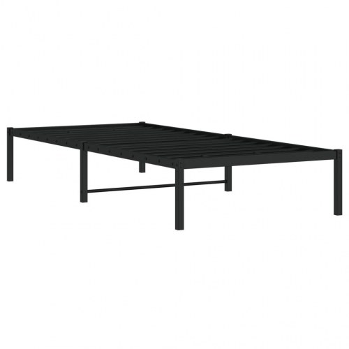 Sengeramme 90x200 cm metal sort