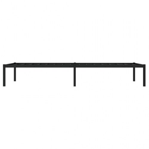 Sengeramme 90x200 cm metal sort