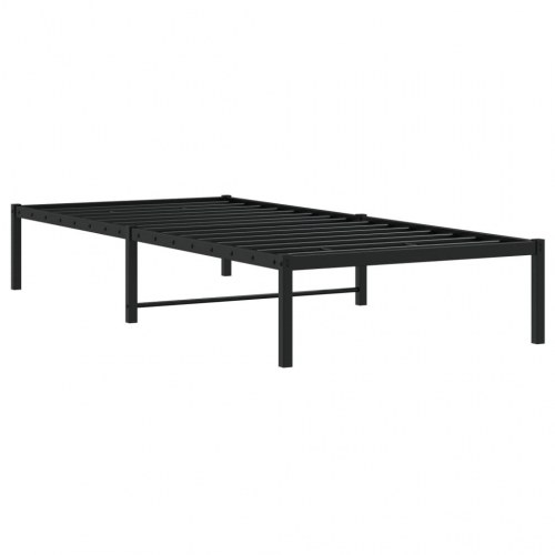 Sengeramme 90x200 cm metal sort