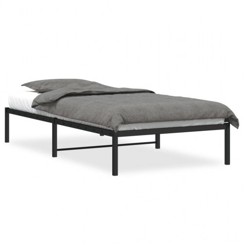 Sengeramme 107x203 cm metal sort