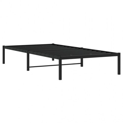 Sengeramme 107x203 cm metal sort